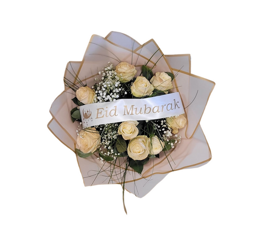 offerfeest Witte Rozen boeket