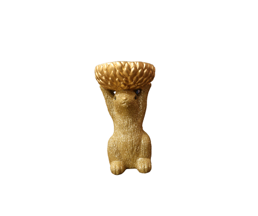 Glitter Eekhoorn Kaarsenhouder