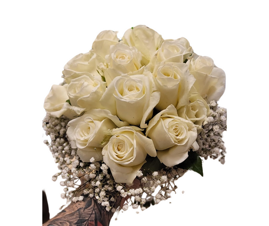 Witte Elegante Bruidsboeket