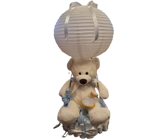 Luxe Genderreveal Cadeau Hot Air Bear – Jongen
