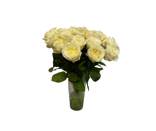 Witte Rozen Boeket