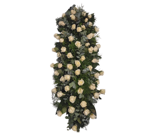 Witte Rozen Kistbedekking