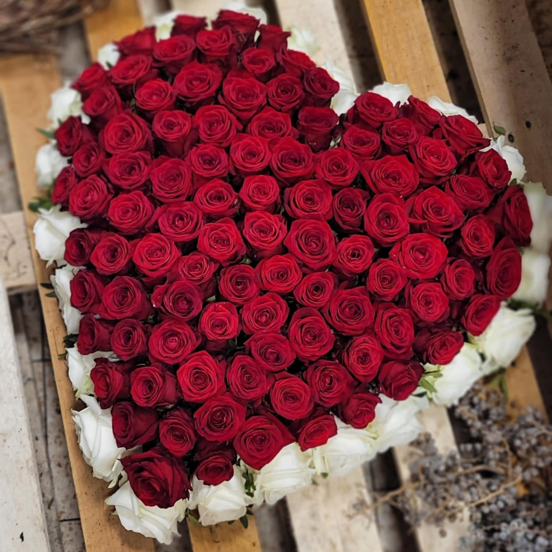 Liefdevol Rozen Hart