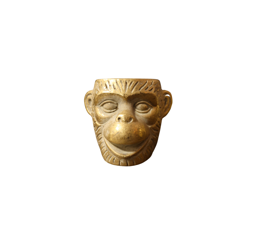 Gouden Monkey Bloempot