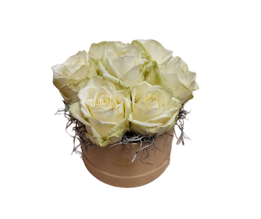 Witte Elegante Rozenbox