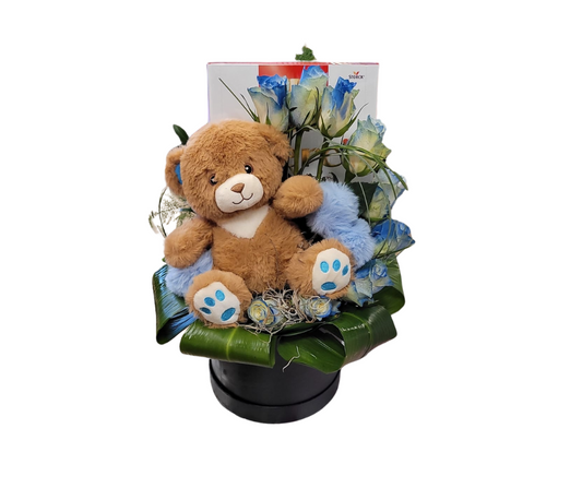 Blauwe Knuffeldroom Cadeaubox,