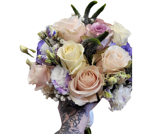 Lavender Roze Bruidsboeket